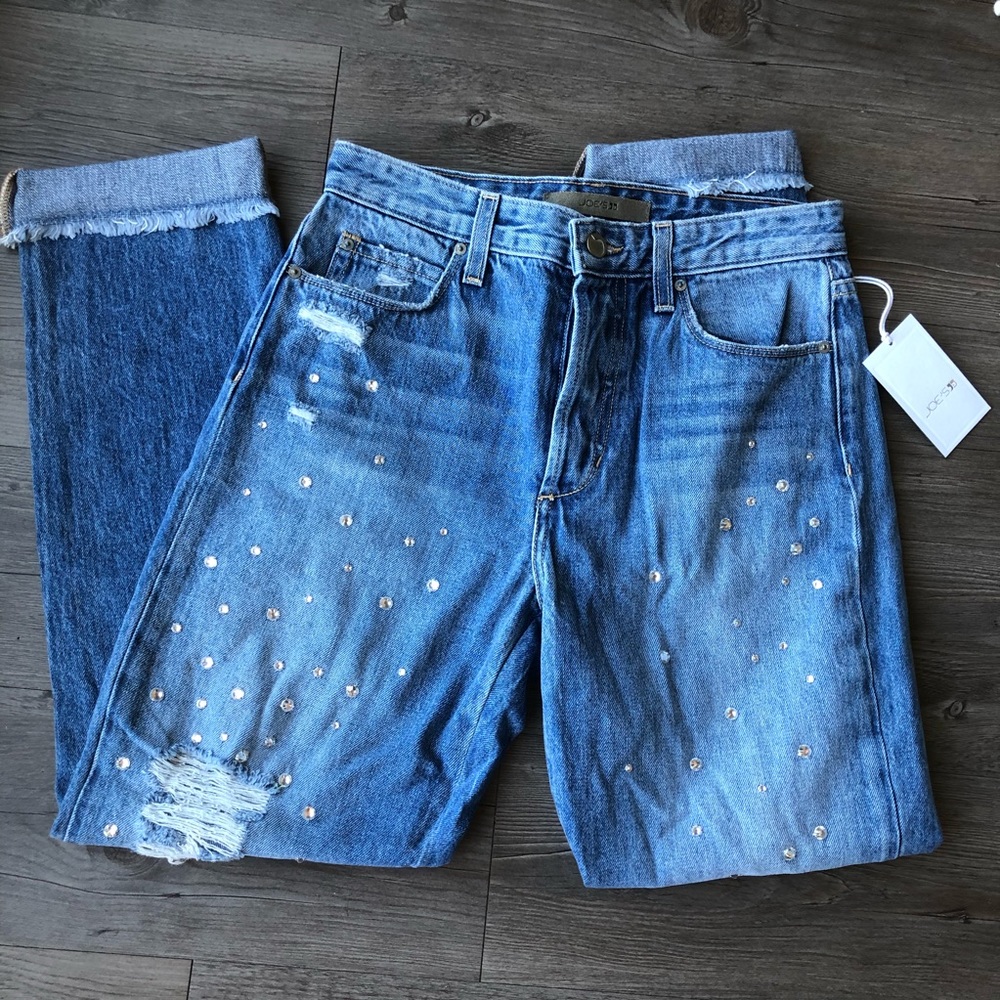 Joes Jeans | Cindi Rhinestone Boyfriend Jeans